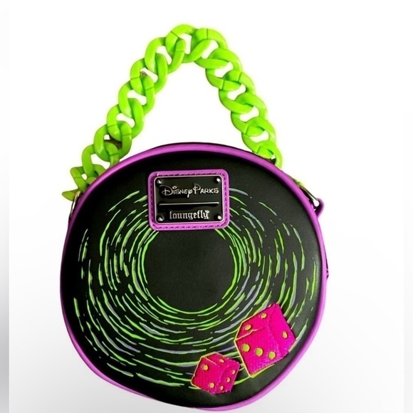 Loungefly Halloween Glow in the Dark Oogie Boogie Convertible Crossbody HandBag. - Picture 3 of 16